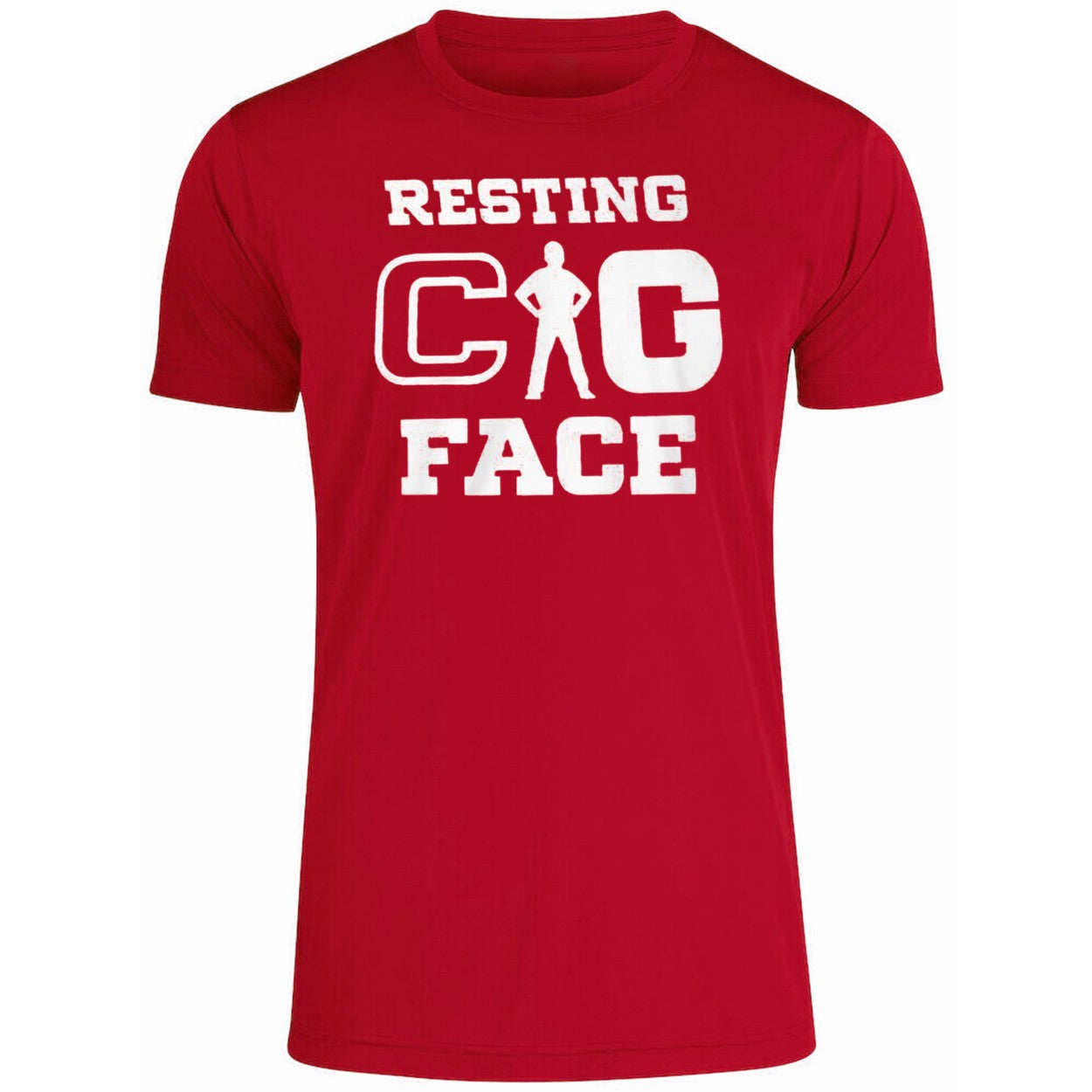 Resting Cig Face Peach Bowl Shirt
