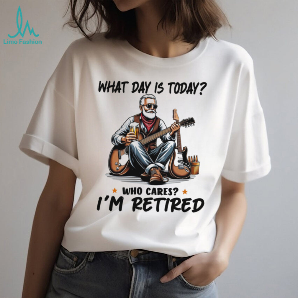 Retired Musician Guitarist Beer Lover Funny Graphic Shirt