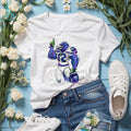 Retro Sketch Seattle Football Hawk Mascot #12 T Shirt