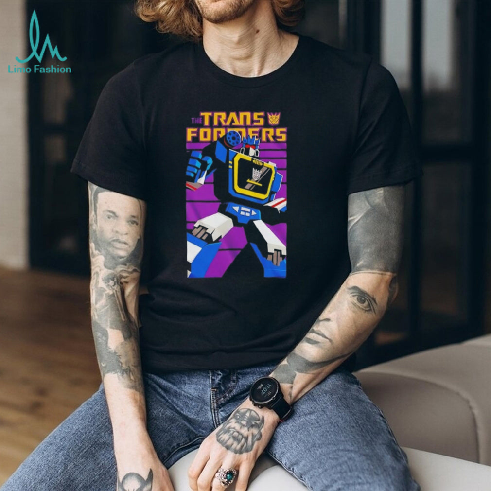 Retro Transformers Soundwave Decepticon Graphic T Shirt