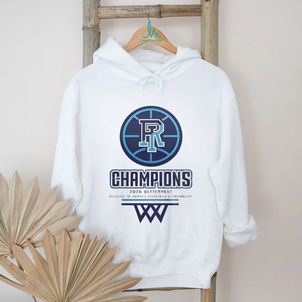 Rhode Island Rams 2026 Atlantic 10 Women’s Basketball Champions T Shirt