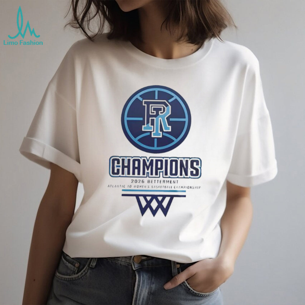 Rhode Island Rams 2026 Atlantic 10 Women’s Basketball Champions T Shirt