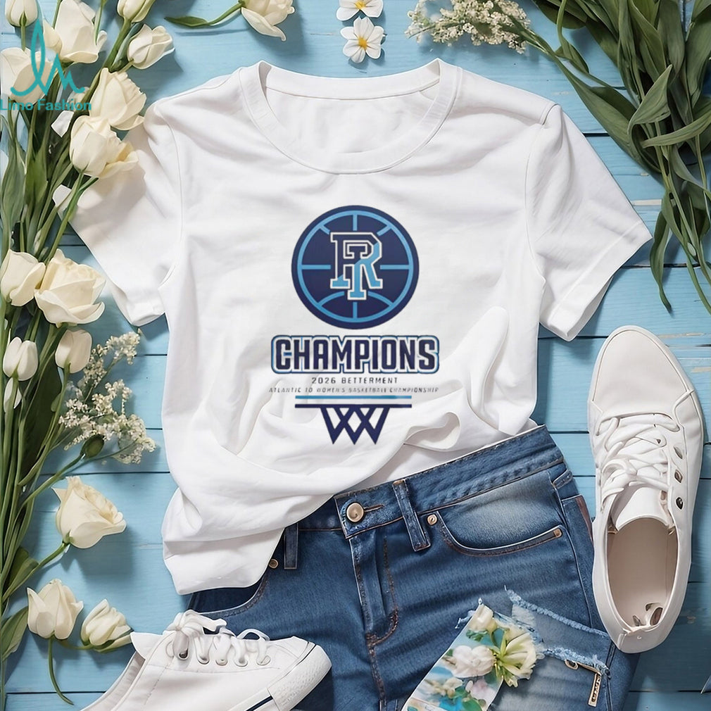 Rhode Island Rams 2026 Atlantic 10 Women’s Basketball Champions T Shirt