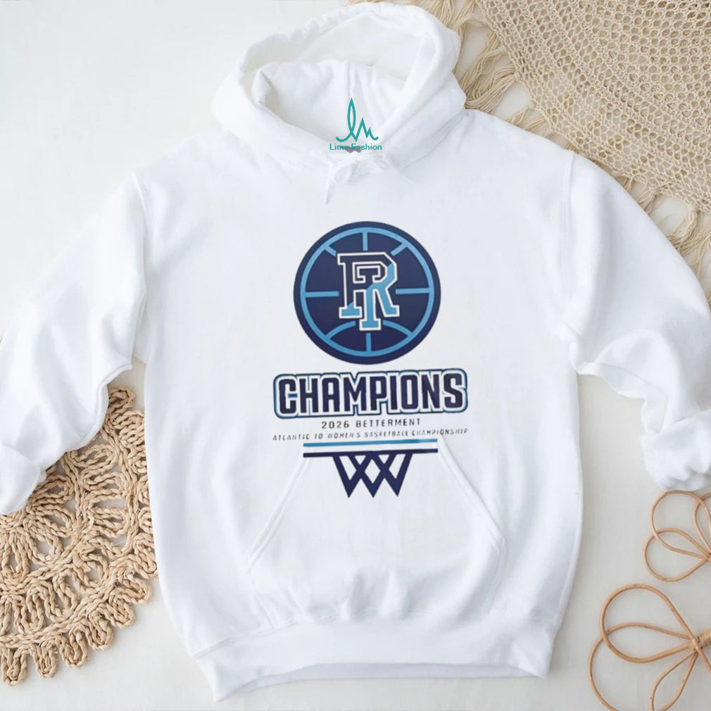 Rhode Island Rams 2026 Atlantic 10 Women’s Basketball Champions T Shirt