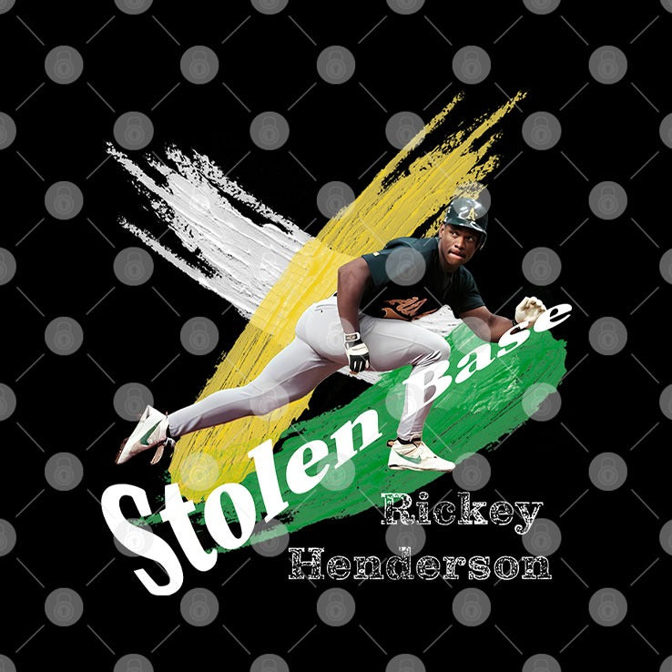 Rickey Henderson Stolen Base Hoodie