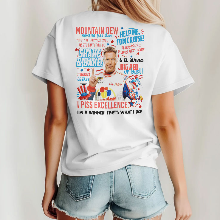 Ricky Bobby Shake & Bake T Shirt