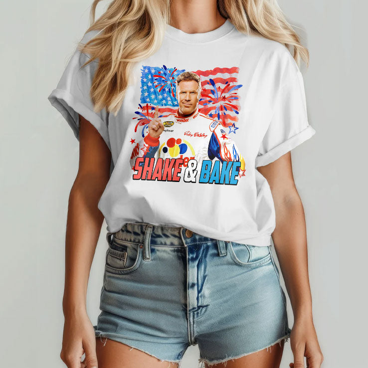 Ricky Bobby Shake & Bake T Shirt