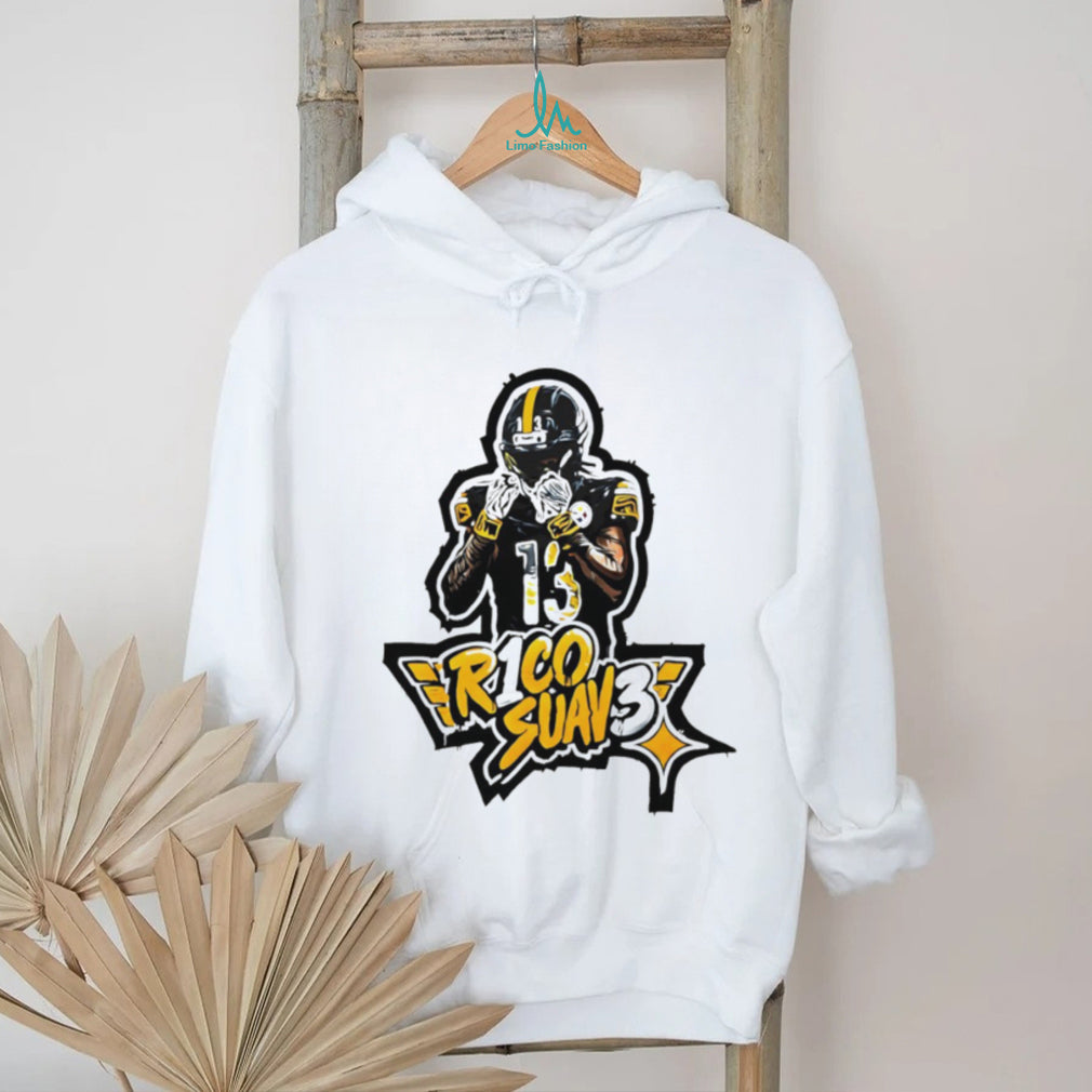 Rico Suave #13 Pittsburgh Football Fan Graphic T Shirt