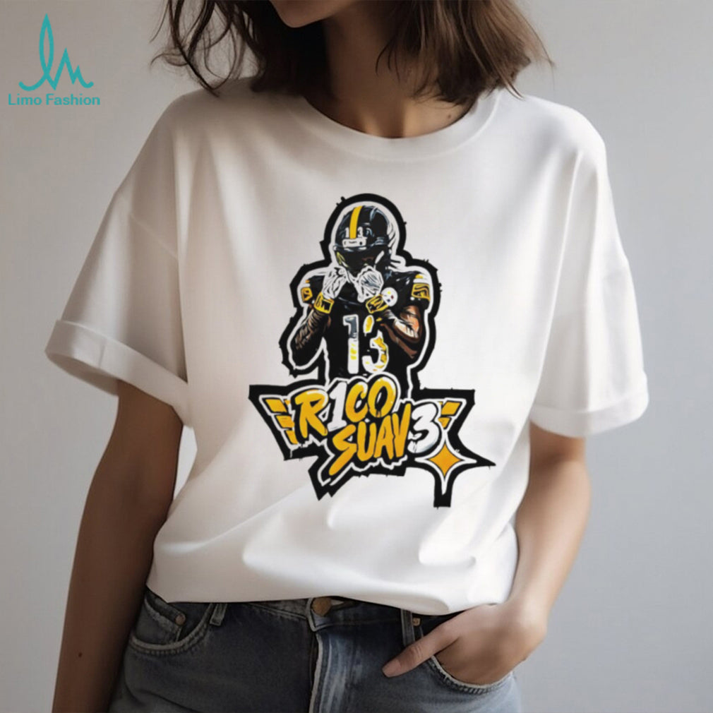 Rico Suave #13 Pittsburgh Football Fan Graphic T Shirt