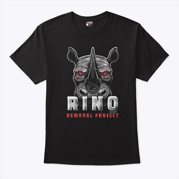 Rino Removal Project Logo T Shirt