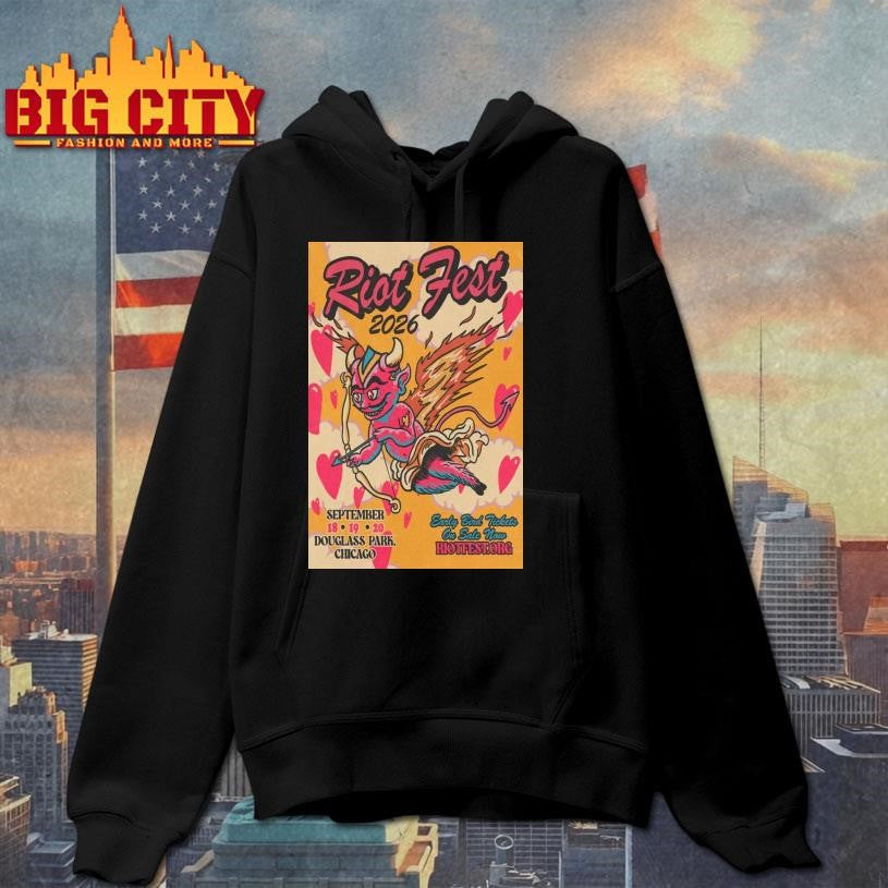 Riot Fest Sept 18-20 2026 Douglass Park Chicago Poster Shirt