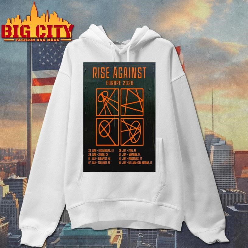 Rise Against Europe 2026 Poster Shirt