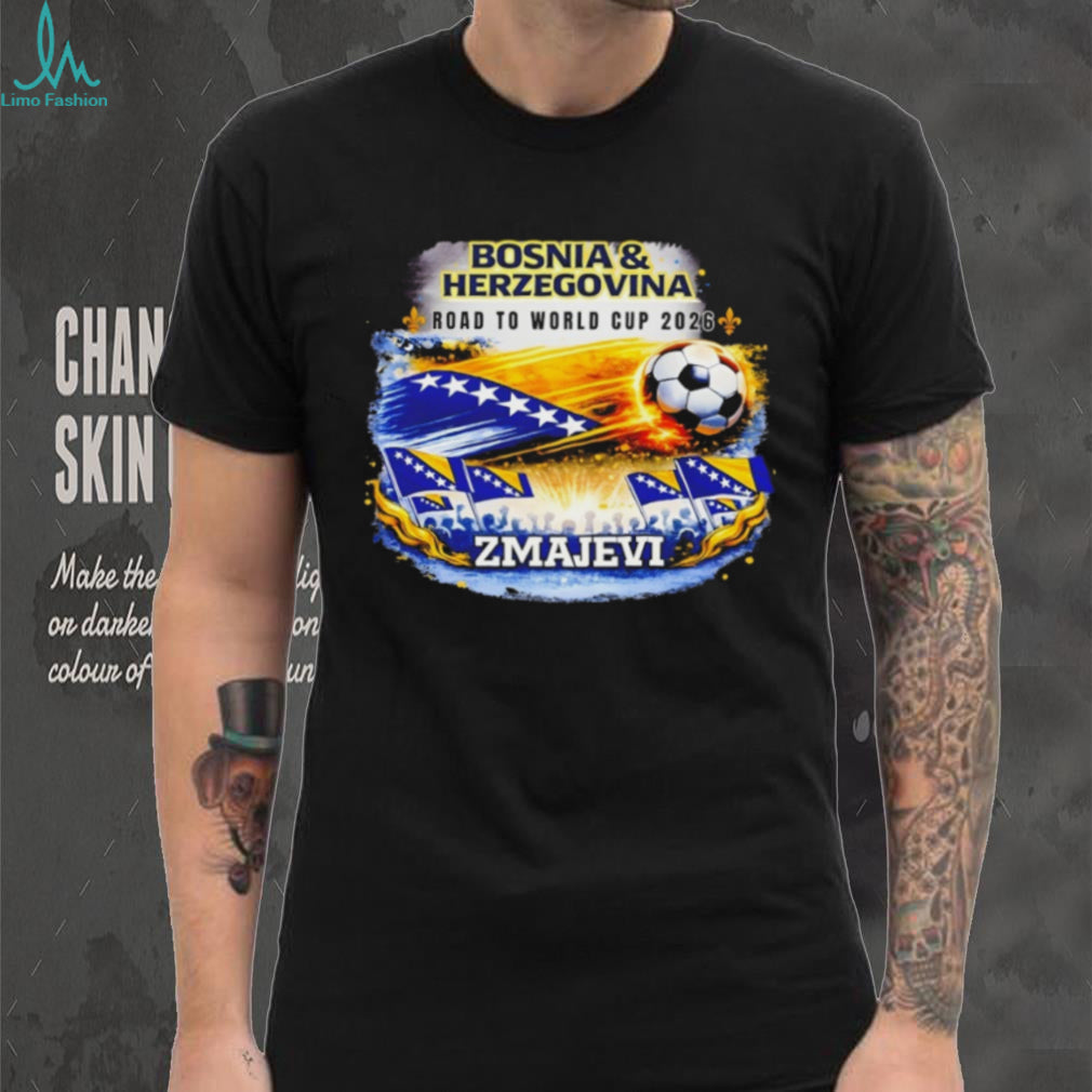 Road To World Cup 2026 Bosnia & Herzegovina Zmajevi National Team Fan T Shirt
