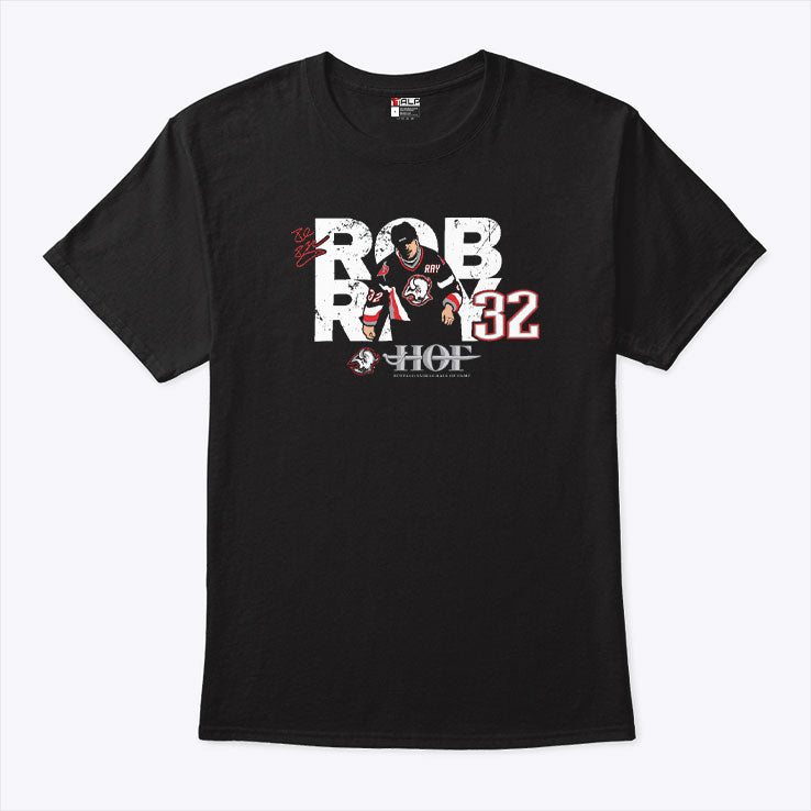 Rob Ray 32 Buffalo Sabres HOF T Shirt