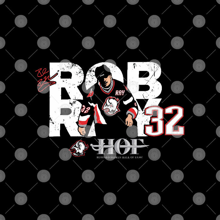 Rob Ray 32 Buffalo Sabres HOF T Shirt