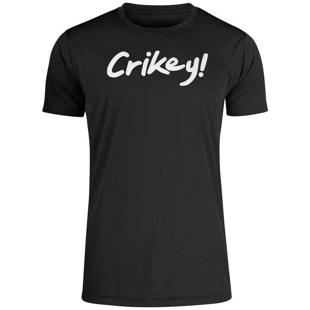 Robert Irwin Honors Dad Steve Wearing Crikey Shirt