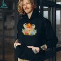 Rock of Love Vintage Tattoo Style Skull and Roses T Shirt