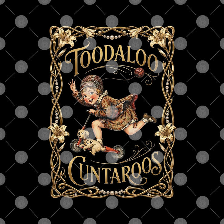 Roller Girl Toodaloo Cuntaroos Funny T Shirt