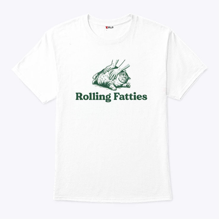 Rolling Fatties Cat T Shirt