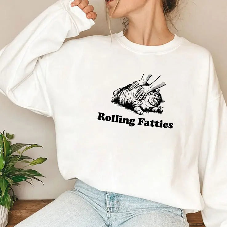 Rolling Fatties Cat Tee