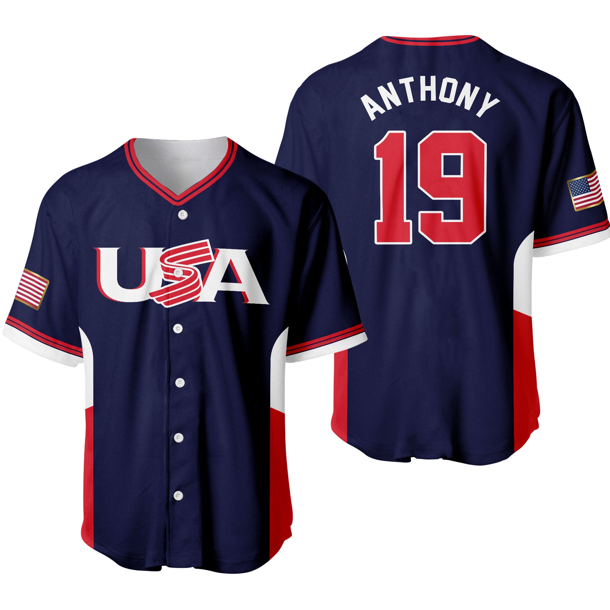 Roman Anthony USA 2026 Baseball Jersey