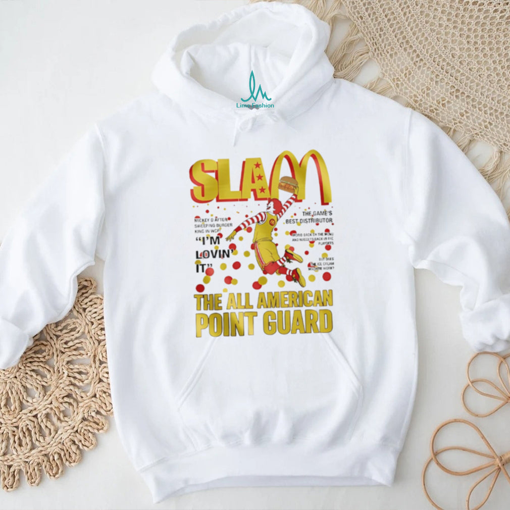 Ronald McDonald Slam the all American Point Guard shirt