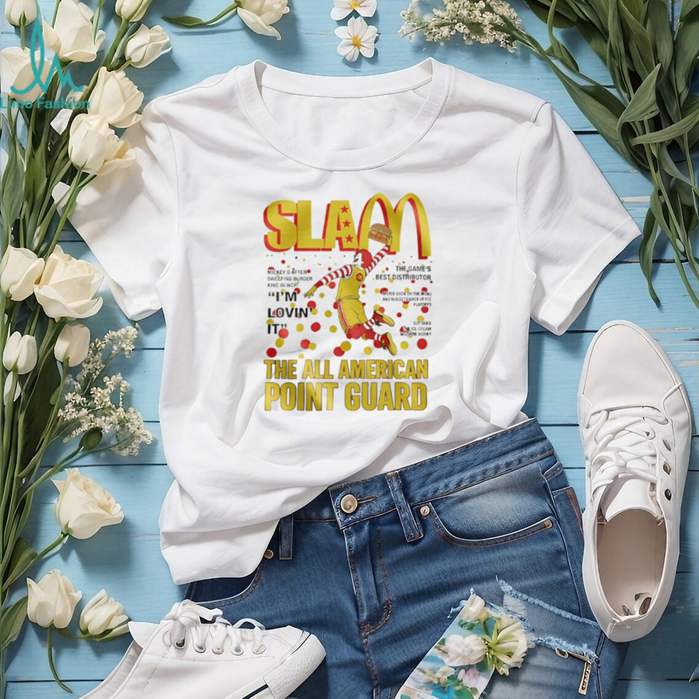 Ronald McDonald Slam the all American Point Guard shirt