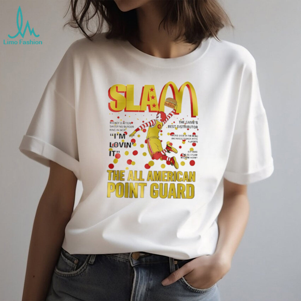 Ronald McDonald Slam the all American Point Guard shirt