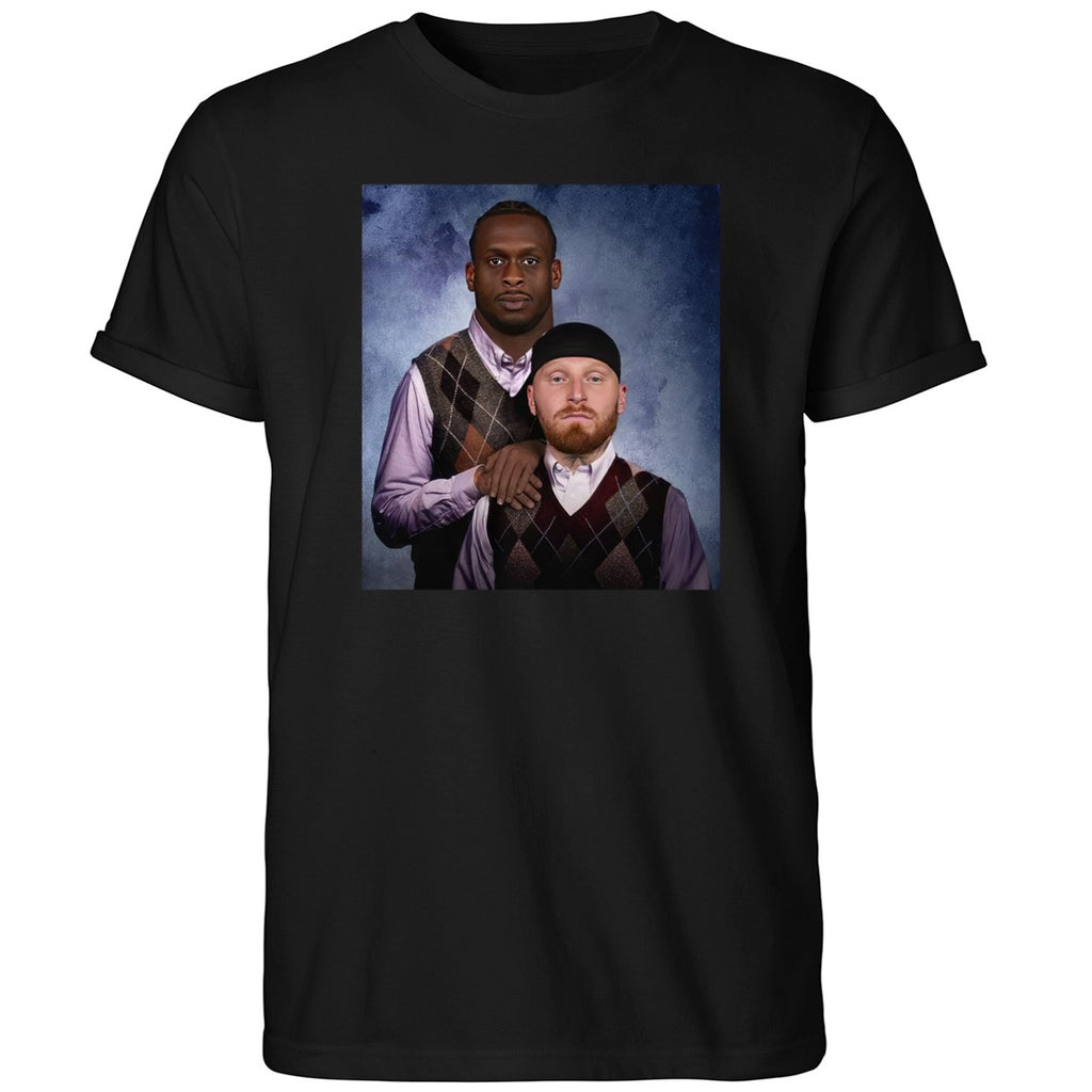 Rookie Caleb Rogers With Maxx Crosby Geno Smith Shirt