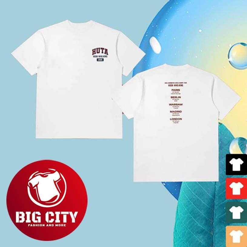Root Company Lee Minhyuk Huta Europe Tour Hook Who King Two Sided Shirt