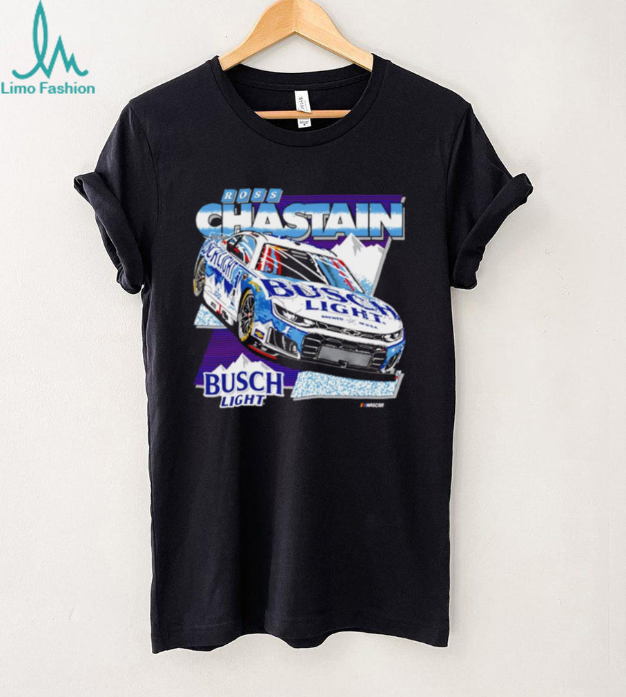 Ross Chastain Busch Light NASCAR Racing Sponsor Graphic T Shirt