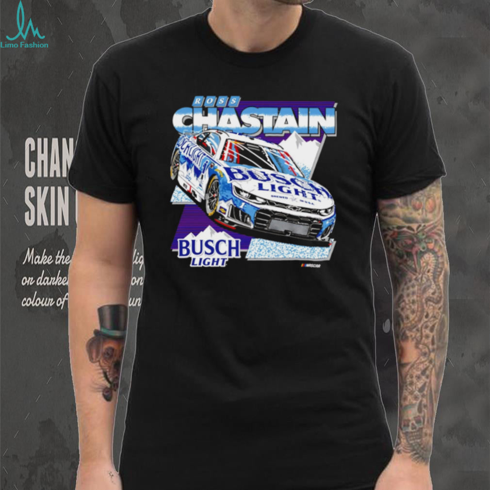 Ross Chastain Busch Light NASCAR Racing Sponsor Graphic T Shirt