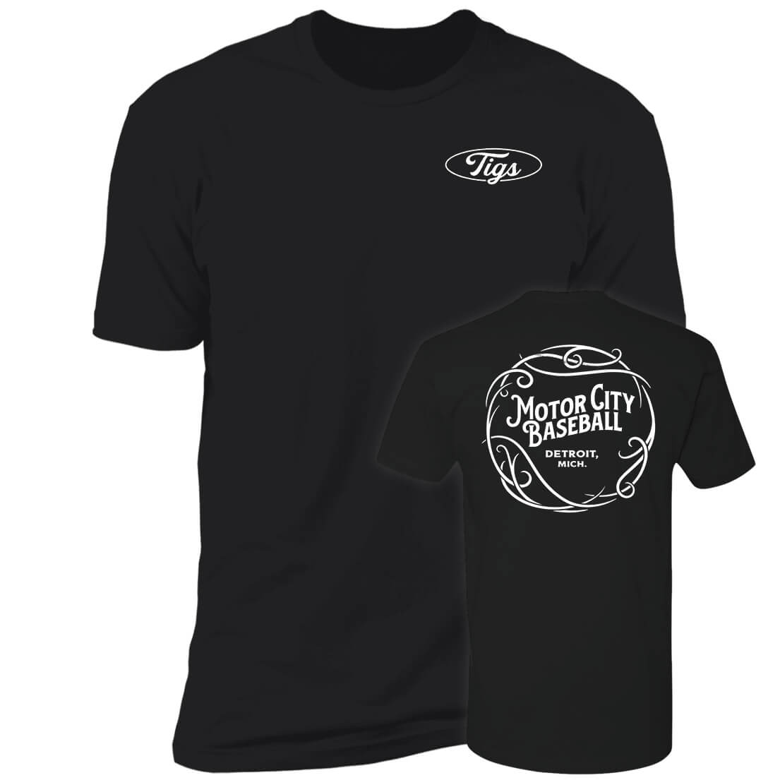 Rotowear Motor City Baseball Detroit Mich Shirt