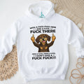 Rude Dachshund “I Don’t Give a Fuck” Middle Finger T Shirt
