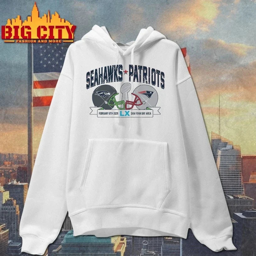 SEA Vs NE Helmets Seattle Champs New England Champs t-shirt