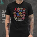SEC College Football Teams Logo Graphic Apparel T Shirt