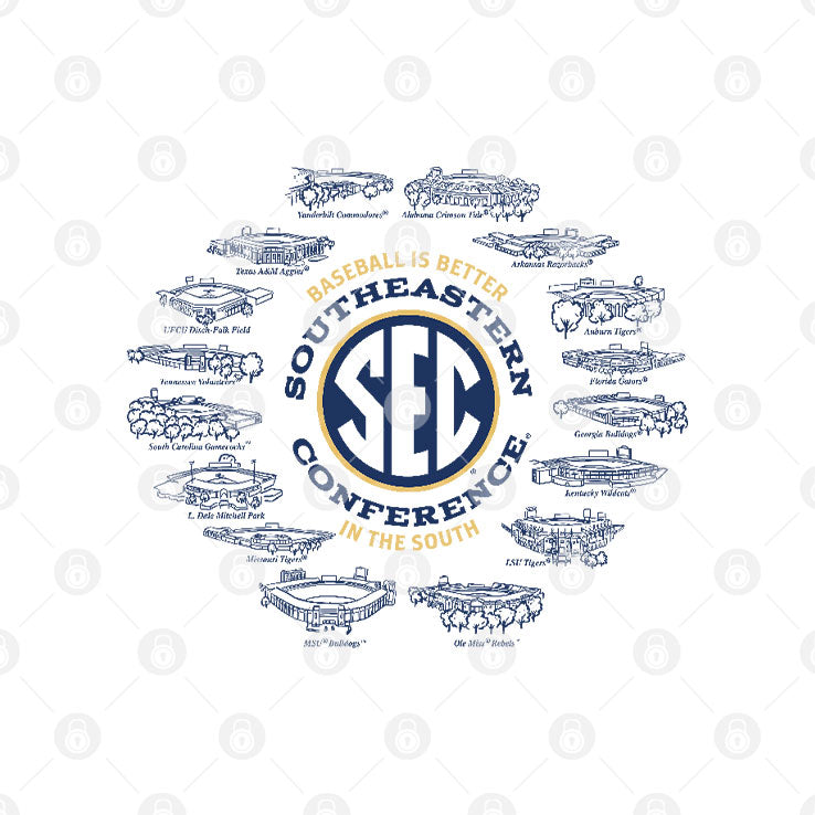 SEC Southeastern Conference T Shirt