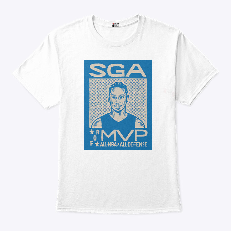 SGA Shai Gilgeous-Alexander For MVP All NBA All Defense T Shirt