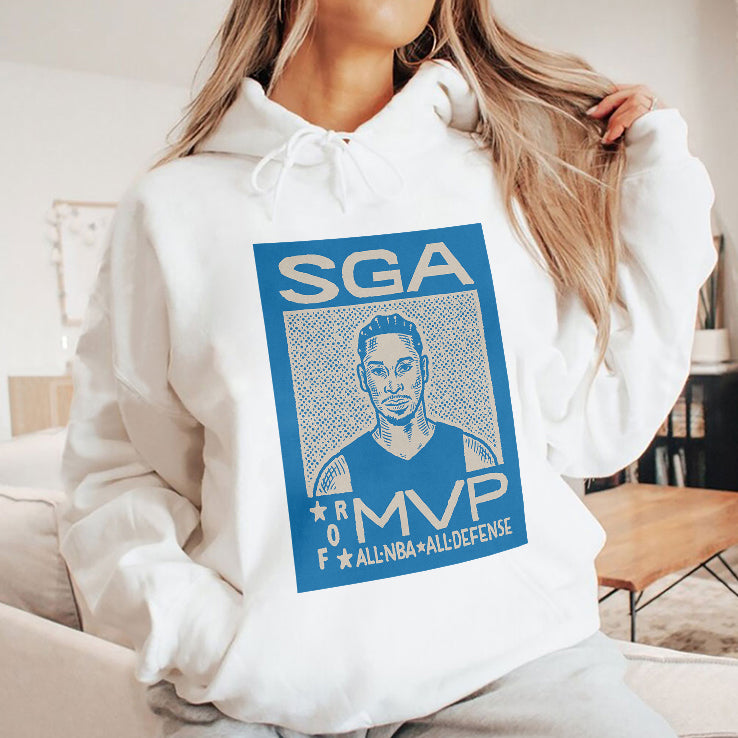 SGA Shai Gilgeous-Alexander For MVP All NBA All Defense T Shirt