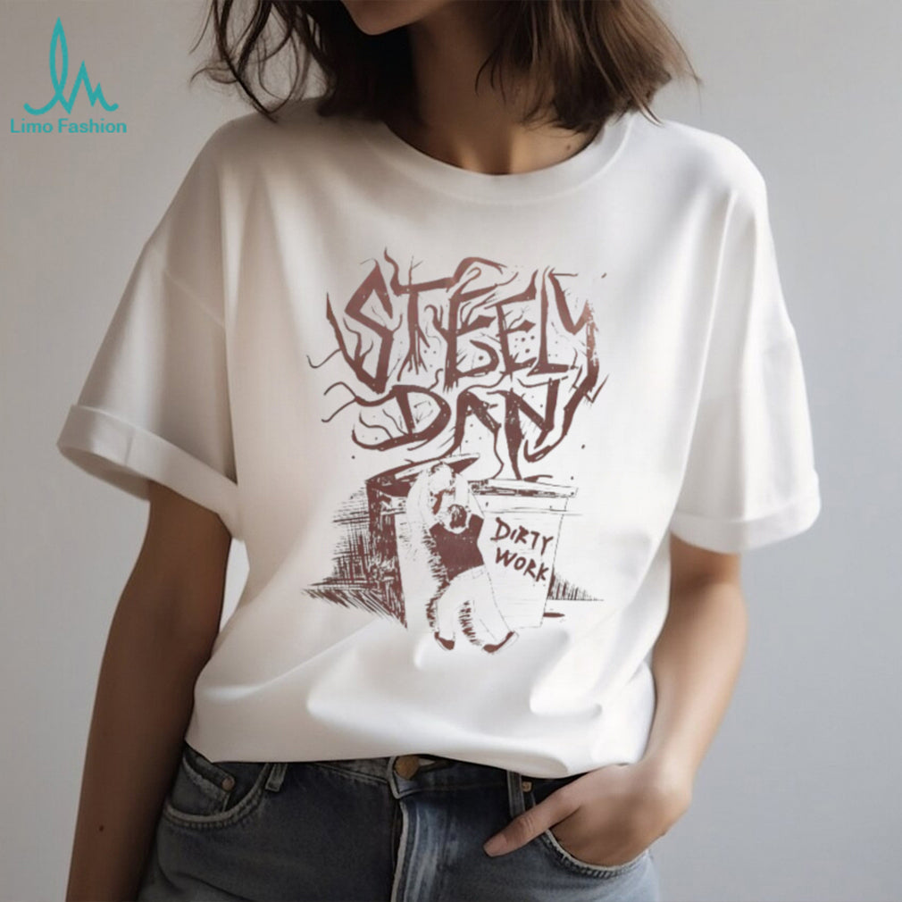 ST Shirtly Dan Dirty Work Metal Logo Style Dumpster Graphic T Shirt