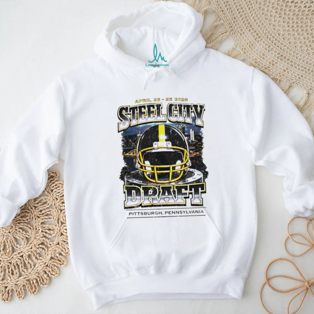 ST shirtl City Draft 2026 Pittsburgh Pennsylvania Football Helmet T Shirt