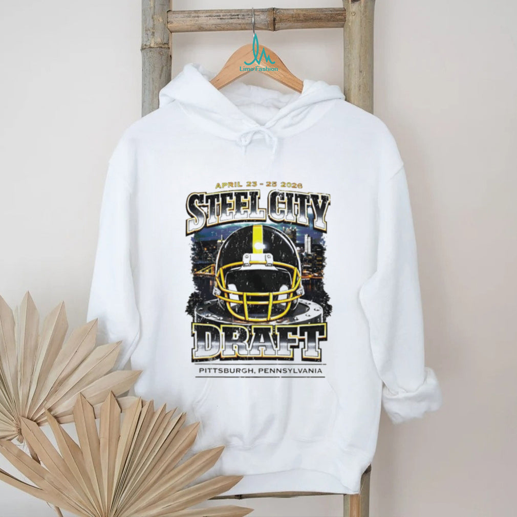 ST shirtl City Draft 2026 Pittsburgh Pennsylvania Football Helmet T Shirt