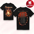 Sabaton Flags of Europe 2025 Tour Two Sided Shirt