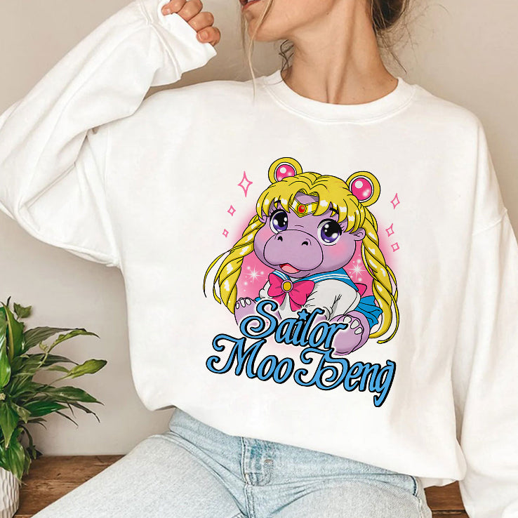 Sailor Moon Sailor Moo Deng T Shirt