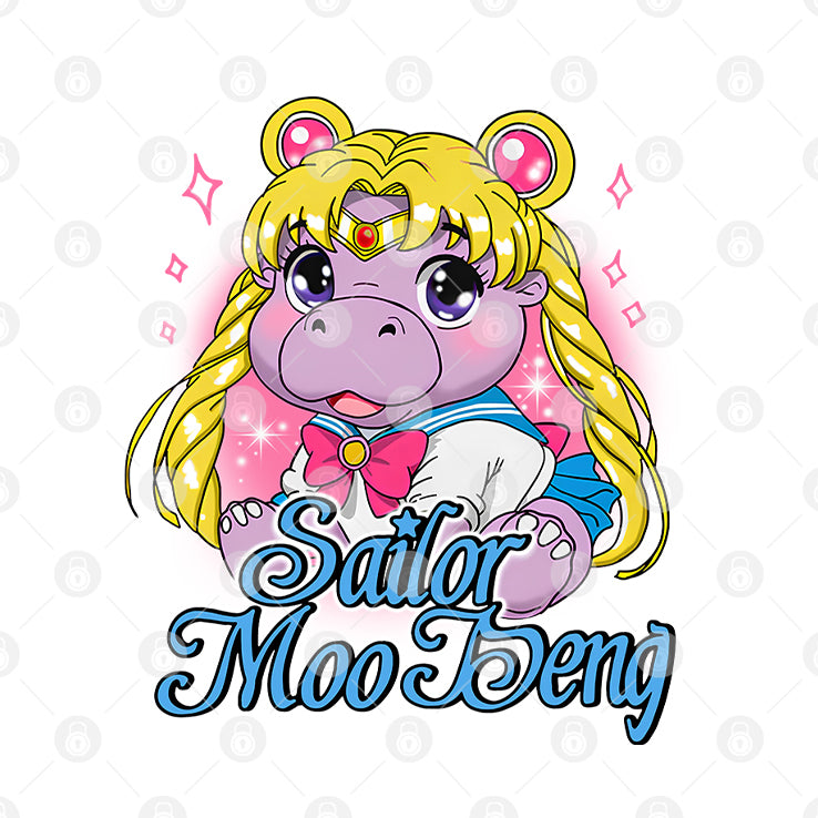 Sailor Moon Sailor Moo Deng T Shirt