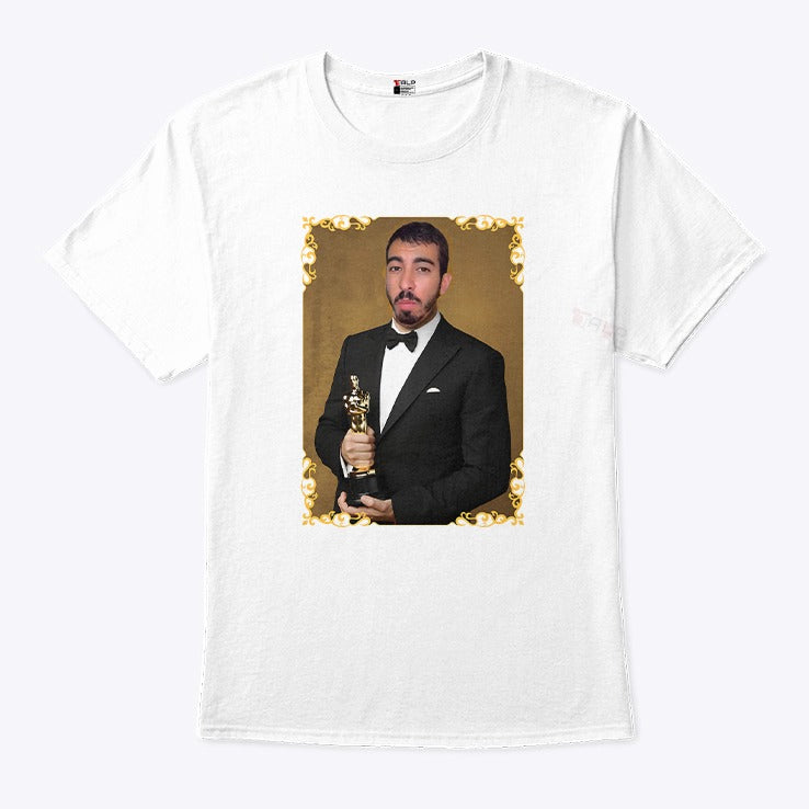 Saleh Jafarawi Mr Fafo Oscar Statue T Shirt