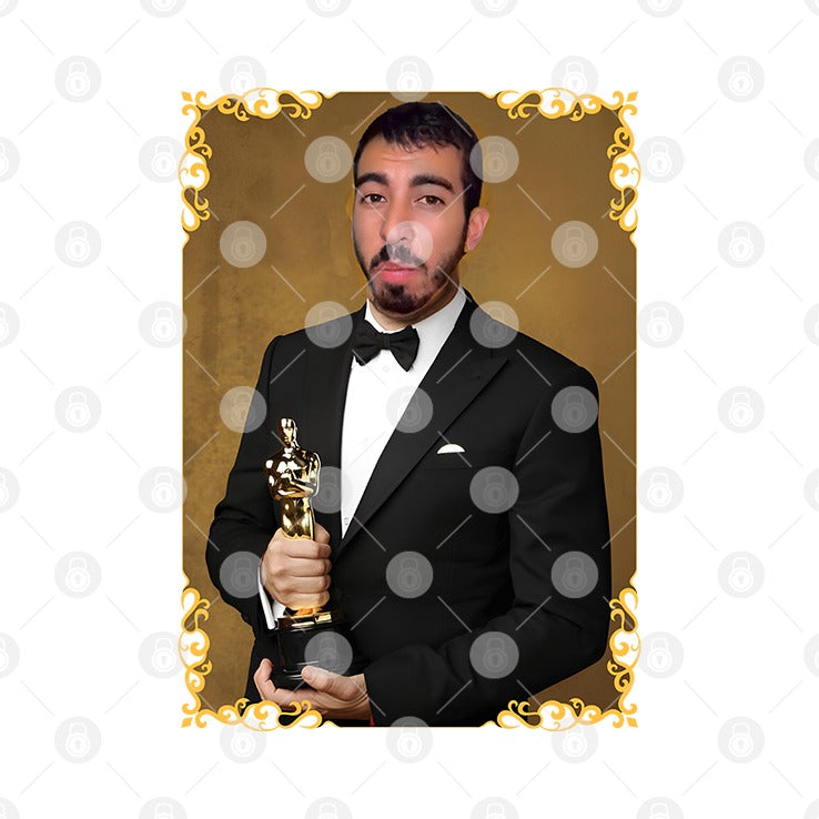 Saleh Jafarawi Mr Fafo Oscar Statue T Shirt
