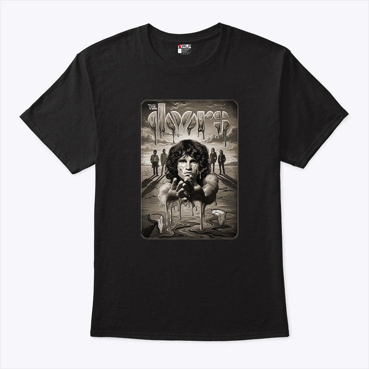 Salvador Dali Jim Morisson Break On Through T Shirt