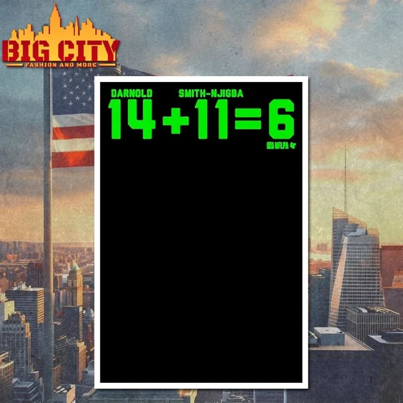 Sam Darnold and Jaxon Smith-Njigba 14 + 11 = 7 t-shirt