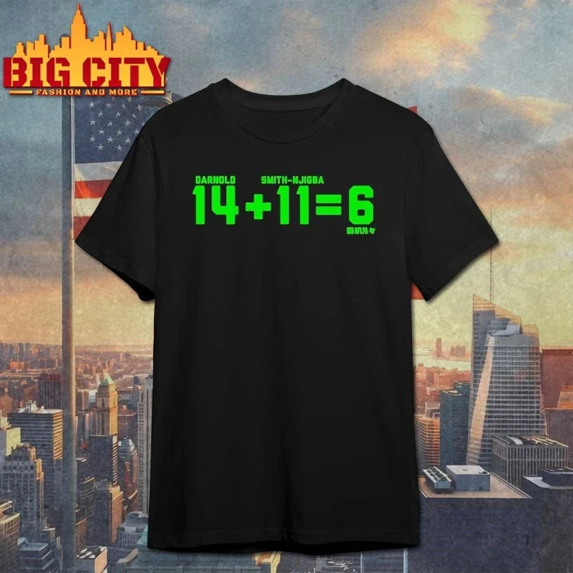 Sam Darnold and Jaxon Smith-Njigba 14 + 11 = 7 t-shirt